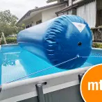 Inflatable pvc pillow for pool- against stagnation - cod.PI1005BL