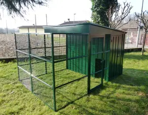 Mesh and sheet metal fence box cm. 300 x 200x150 h. - cod.BOX192