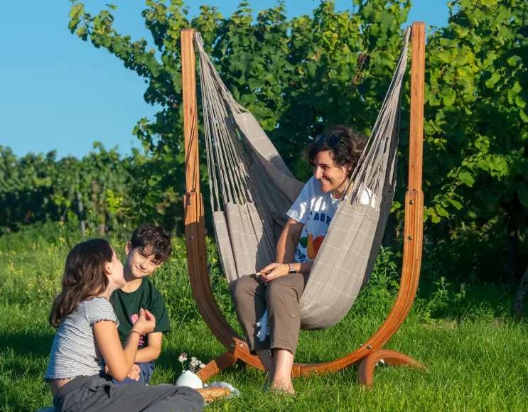 WOODEN HANGING CHAIR SUPPORT