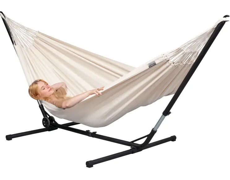 SUPPORT FOR HAMMOCKS IN PAINTED STEEL - ADJUSTABLE