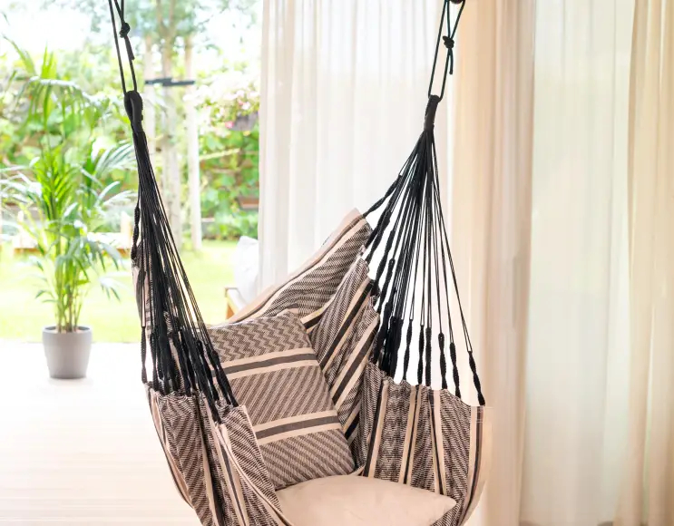Hammock ZEBRA model hanging chair