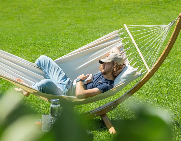 HAMMOCK WITH STICK MODEL MILK