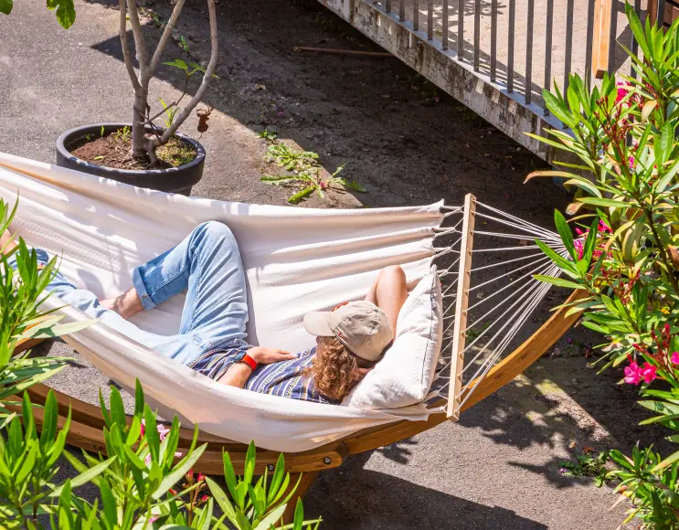 HAMMOCK WITH STICK MODEL MILK