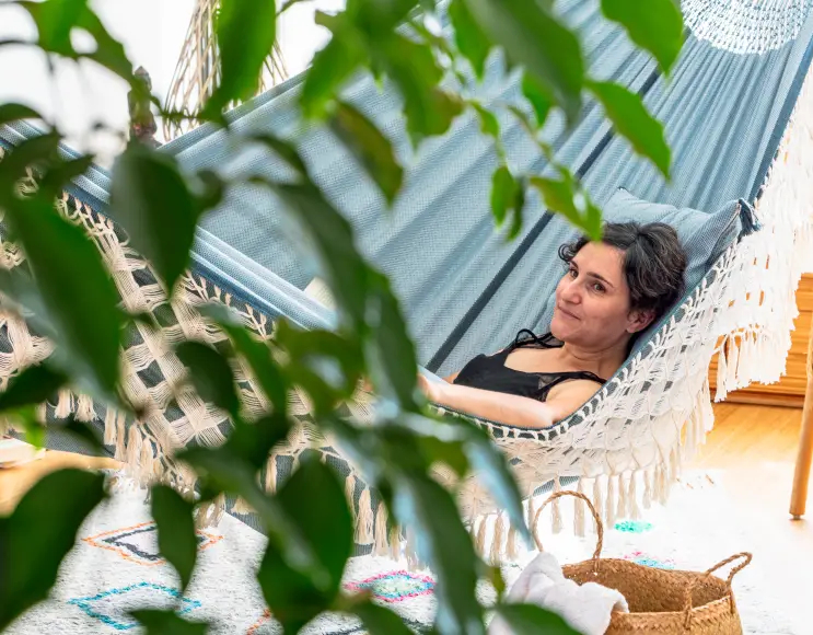 Classic hammock WITH FRINGES model FJORD