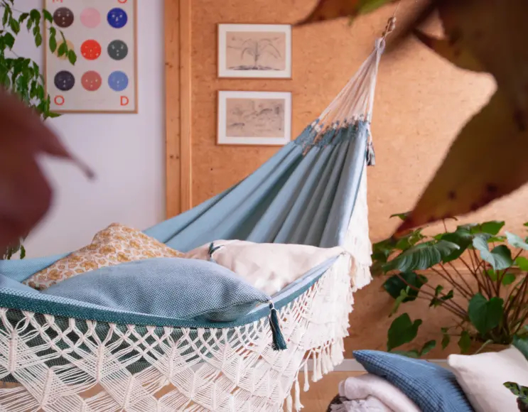 Classic hammock WITH FRINGES model FJORD