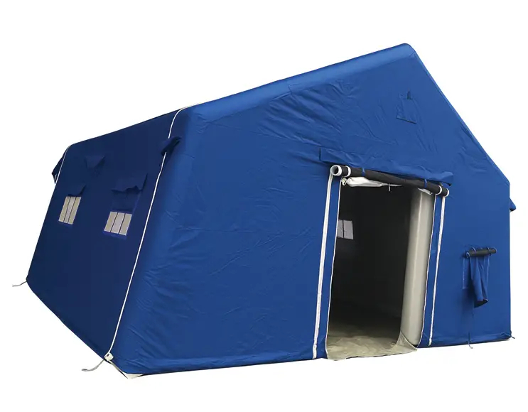 Self-supporting inflatable tent model 30 m²