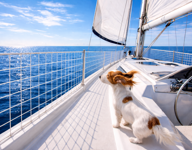 Railing net for boat protection